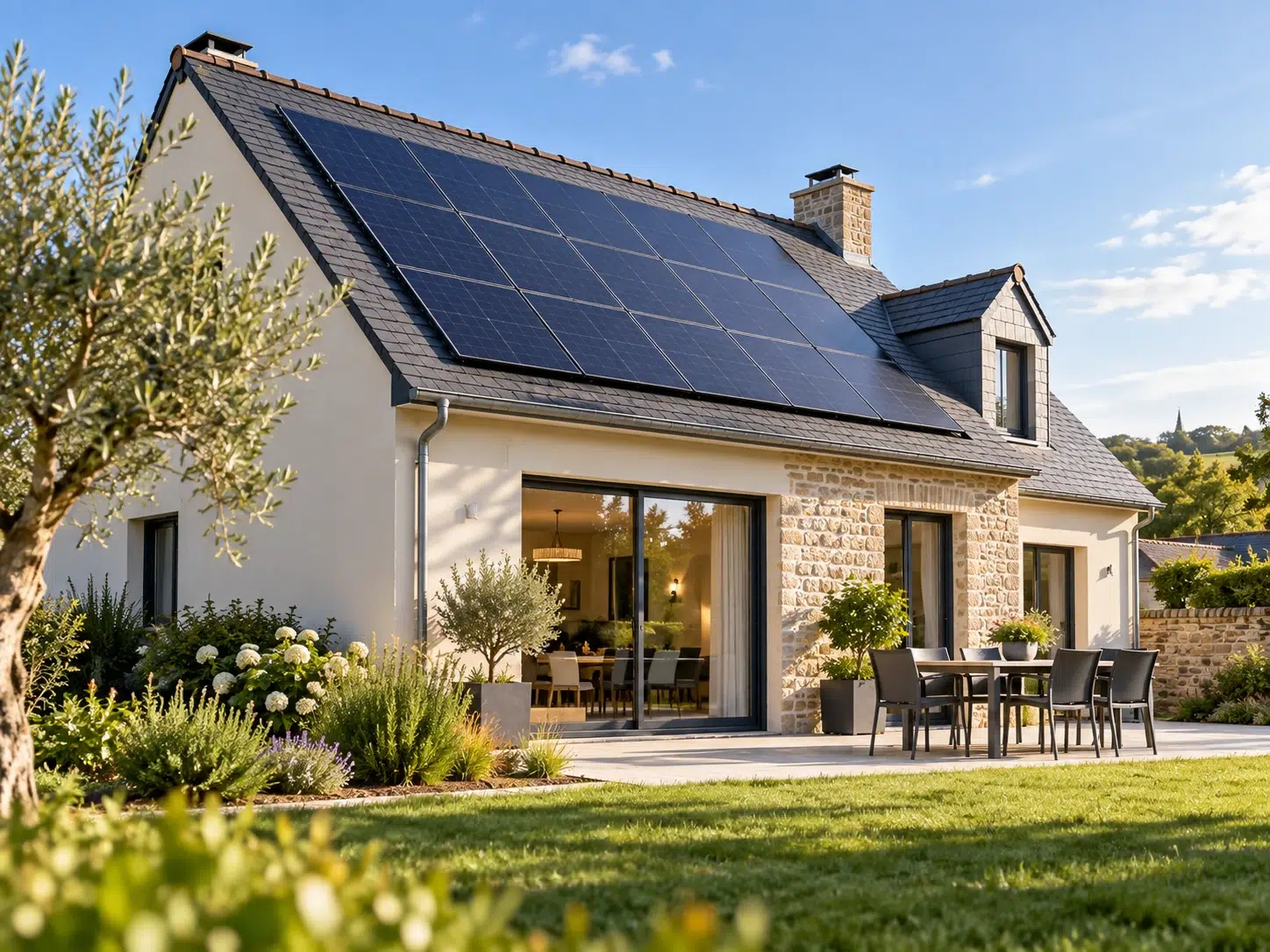 Installation photovoltaïque résidentielle à contrôler avant entretien